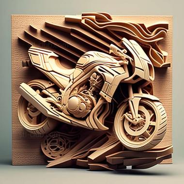 3D мадэль Honda CB900 (STL)